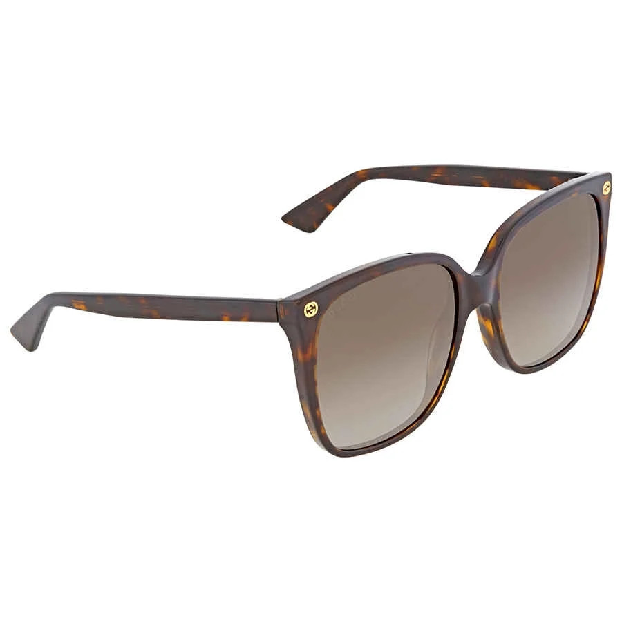 Gucci - GG0022S 003 Woman's Sunglasses Havana Brown | Walmart (US)