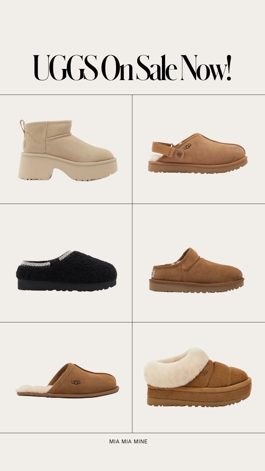 Uggs on sale
Winter shoe picks / snow boots / Ugg slippers

#LTKSeasonal #LTKFindsUnder100 #LTKSaleAlert