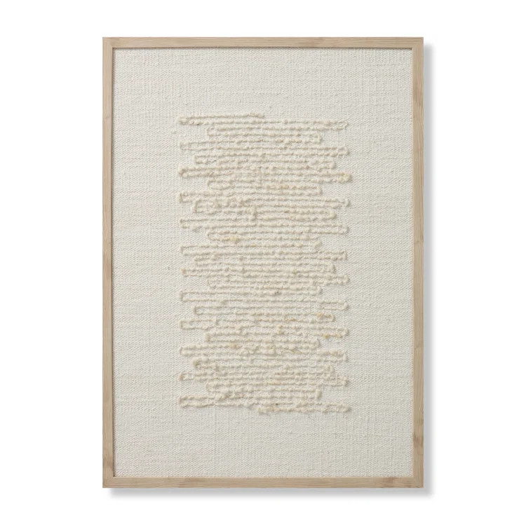 Amber Lewis x Loloi Mendocino Beige / Ivory 2'-6" x 3'-6" Wall Art | Wayfair North America