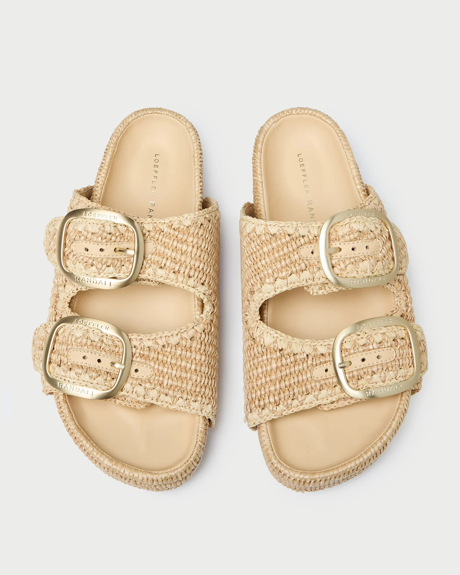 Theo Natural Two-Band Sandal | Loeffler Randall