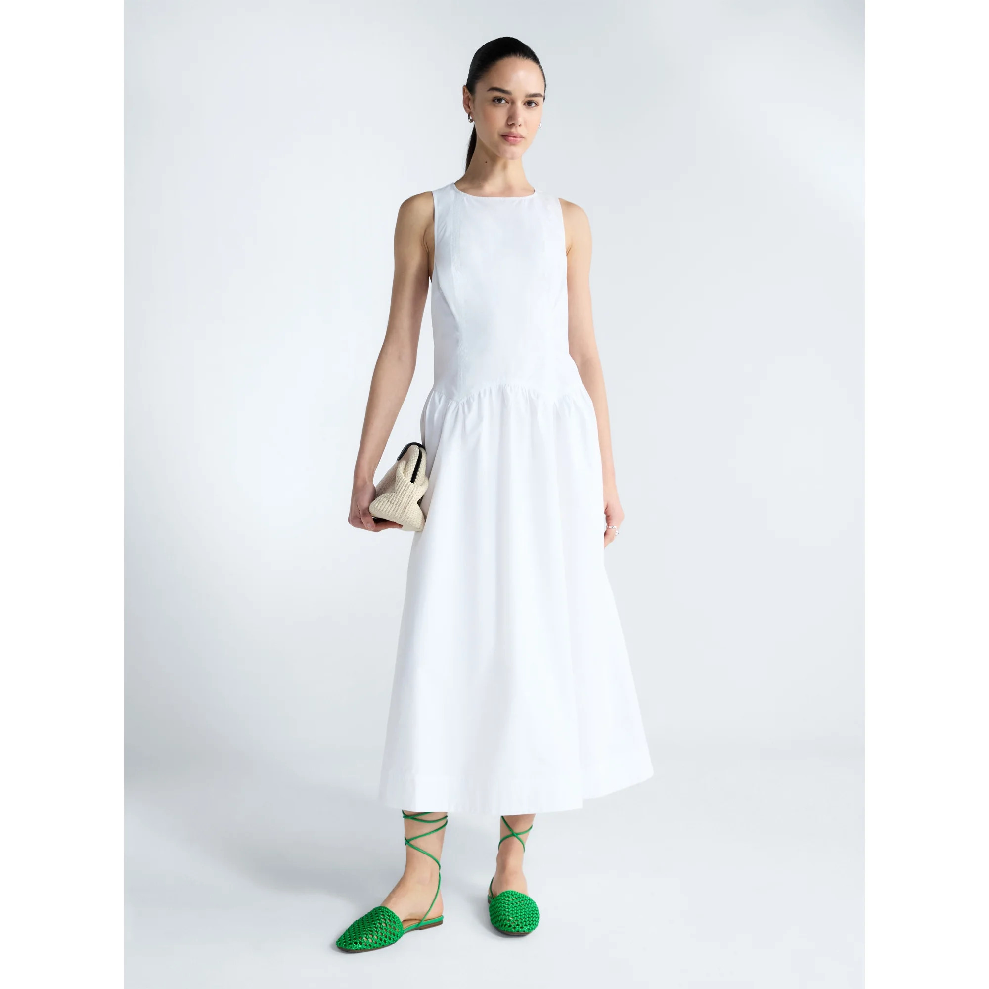 Free Assembly Women’s and Women's Plus Sleeveless Cotton Racer Back Maxi Dress, Sizes XS-4X | Walmart (US)