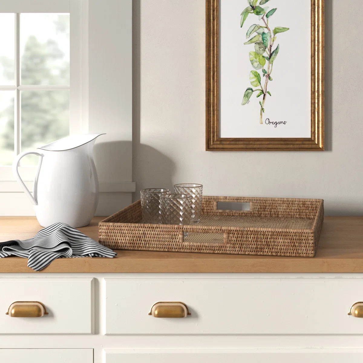 Edmond Rattan Tray | Wayfair North America