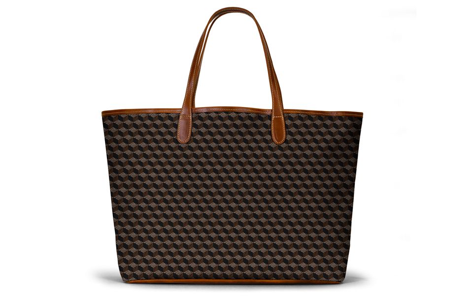 St. Anne Tote - Monogram Stripe | Barrington Gifts