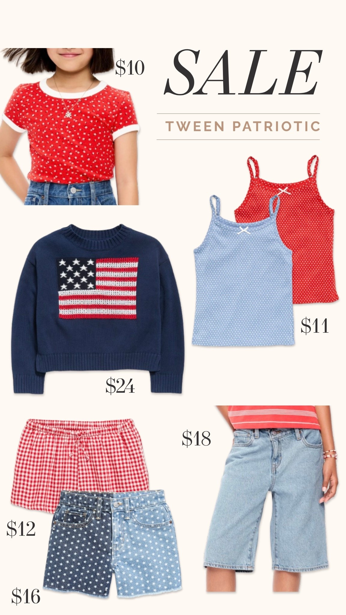 4th of July fits for you tween on sale!

#LTKmomlife #LTKSeasonal #LTKSaleAlert