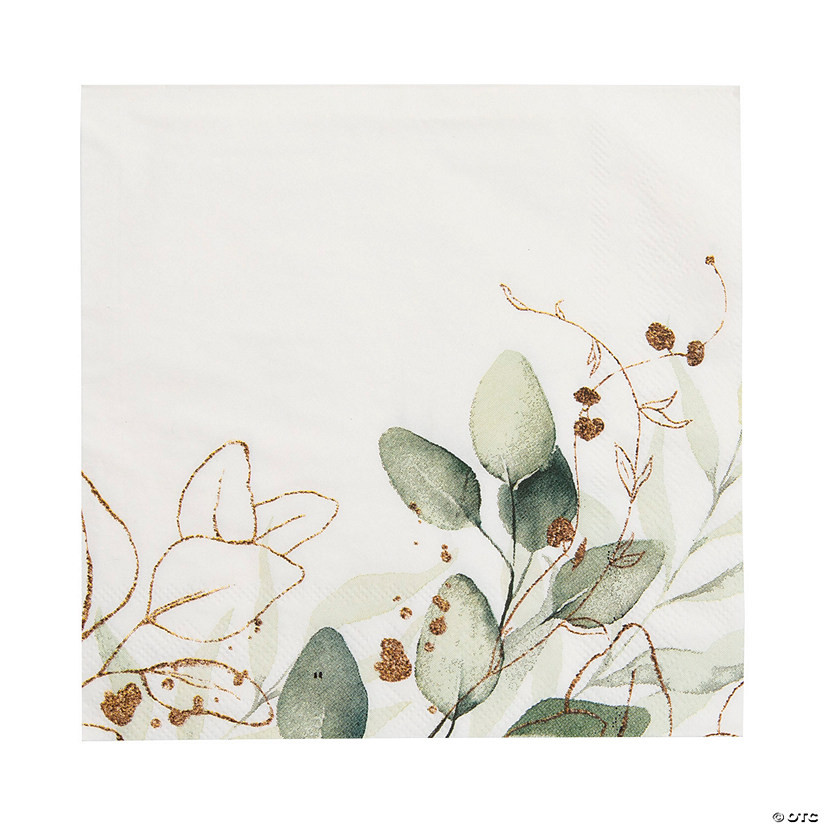 Eucalyptus Luncheon Napkins - 16 Pc. | Oriental Trading Company