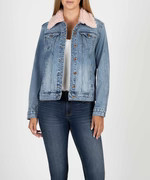 Emma Fur Collar Boyfriend Jacket | Kut From Kloth
