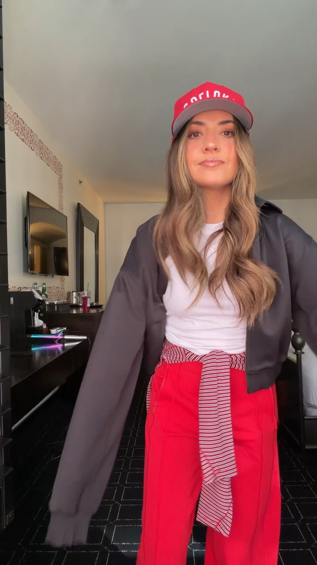 Cheer mom day two! Size xs in pants and smalls in tops and jacket! @lululemon 

#LTKOver40 #LTKPetite #LTKmomlife