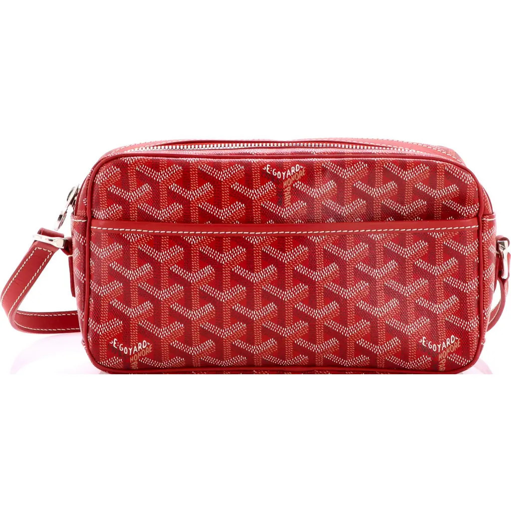 Pre-Owned Goyard Cap Vert Bag Coated Canvas in Red at Nordstrom, Size X-Small | Nordstrom