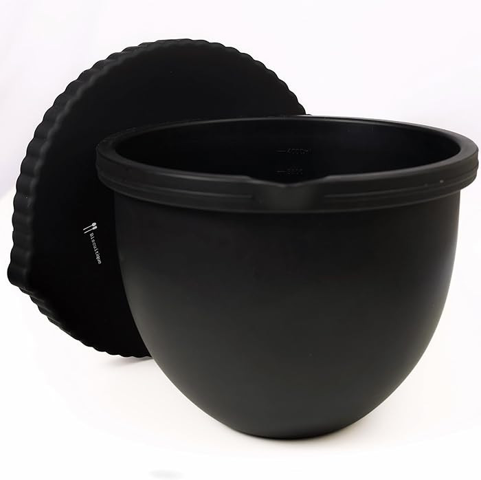 Biscuitique Silicone Bowl Liner for 5Qt Kitchen Aid Wooden & Stainless Steel Bowls, 1 Liner with ... | Amazon (US)