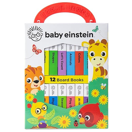 Baby Einstein - My First Library Board Book Block 12-Book Set - First Words, Alphabet, Numbers, a... | Amazon (US)