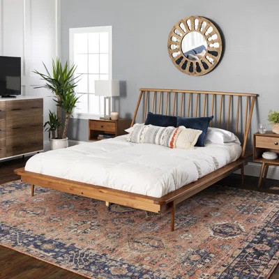 Dorinda Spindle Queen Platform Bed | Wayfair North America