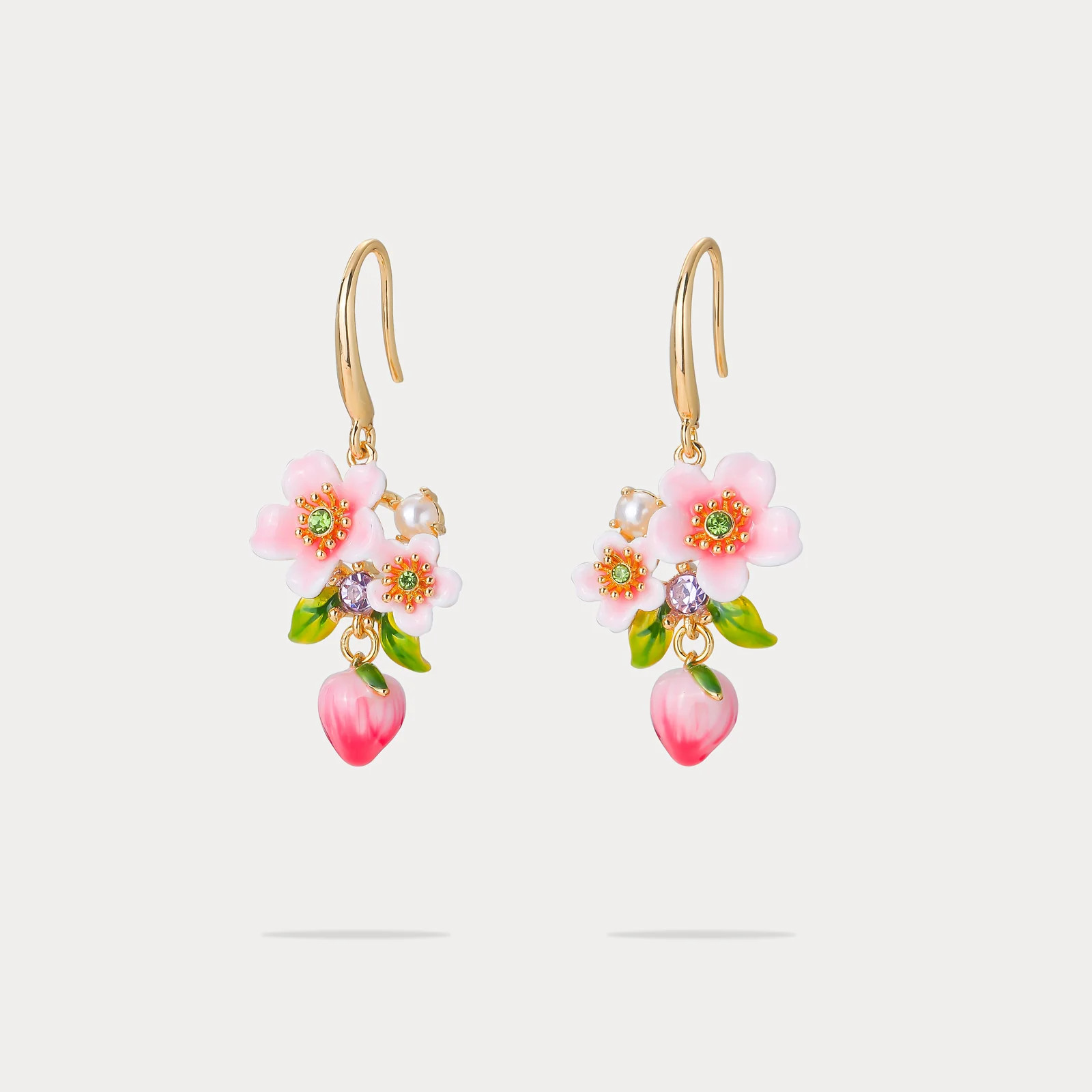 Peach Blossom Earrings | Selenichast
