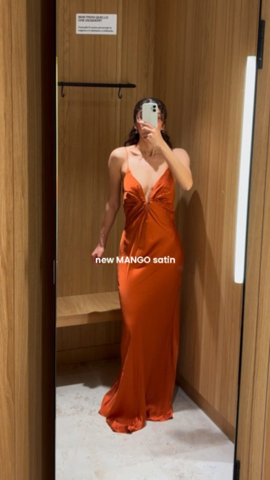 New satin dress from Mango🧡size XS

#LTKdresses