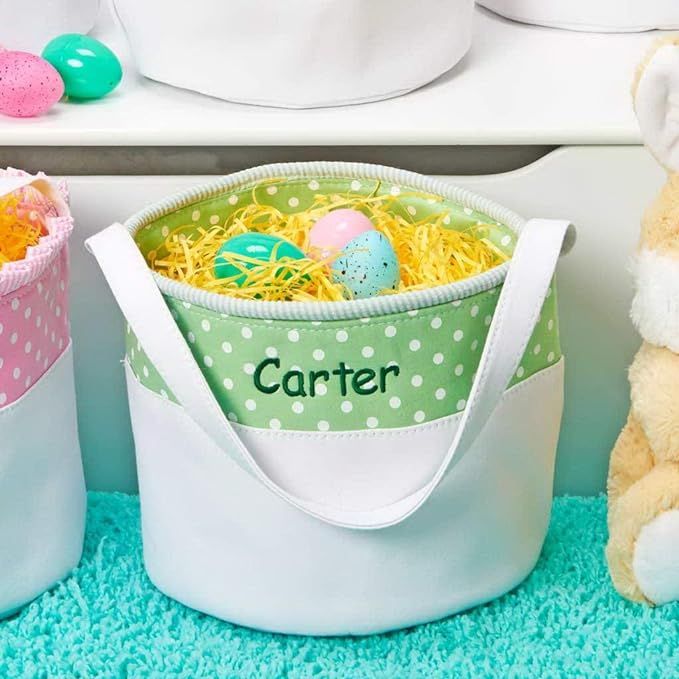 Personalized Soft and Light Easter Basket (Green) | Amazon (US)