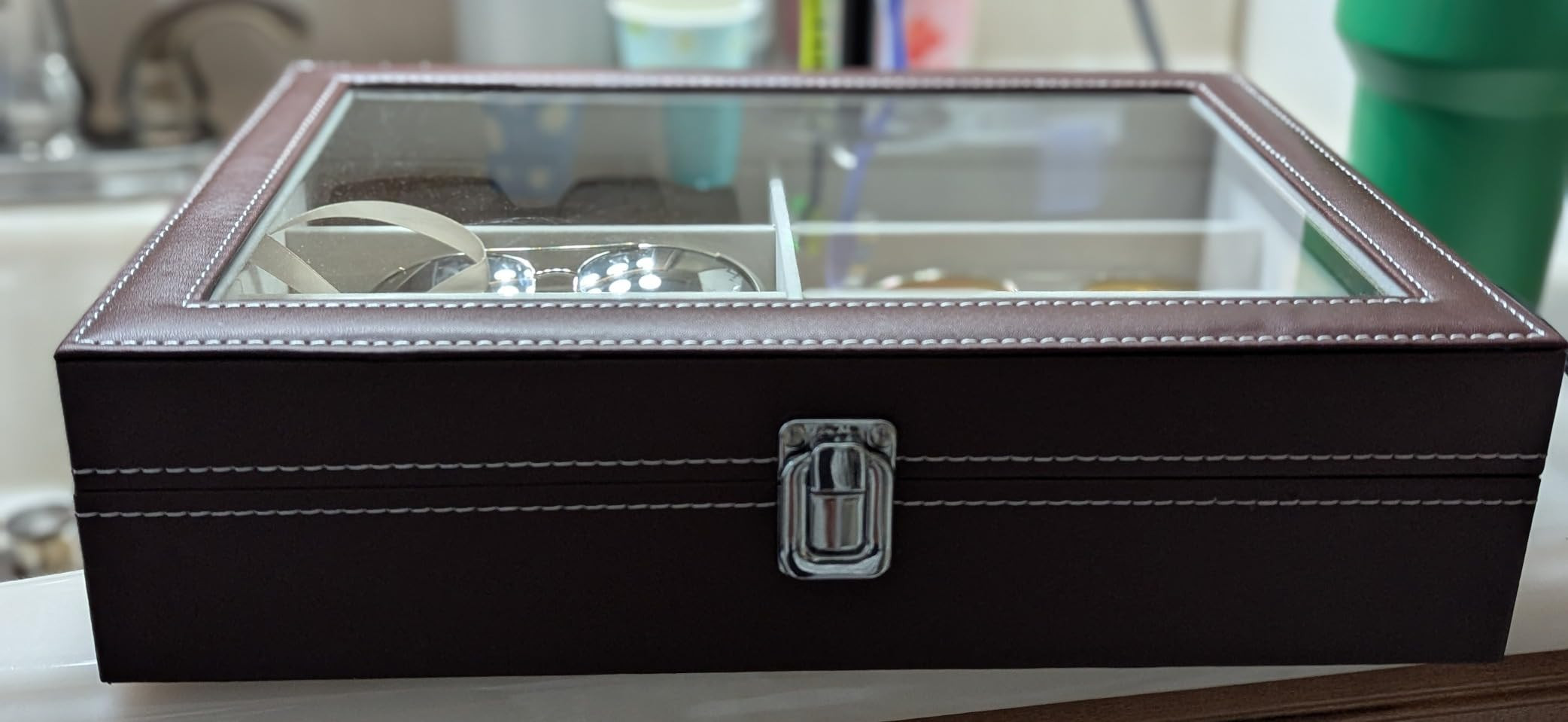 CO-Z Sunglasses Organizer with 8 Slots, Multiple Eyeglasses Eyewear Display Case for Women Men | Amazon (US)