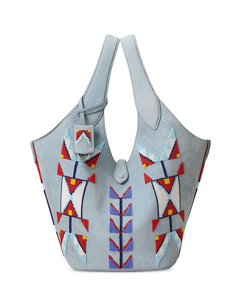 Polo Ralph Lauren Prl x TOPA Earth's Beauty Polo Play Beaded Suede Tote | Bloomingdale's (US)
