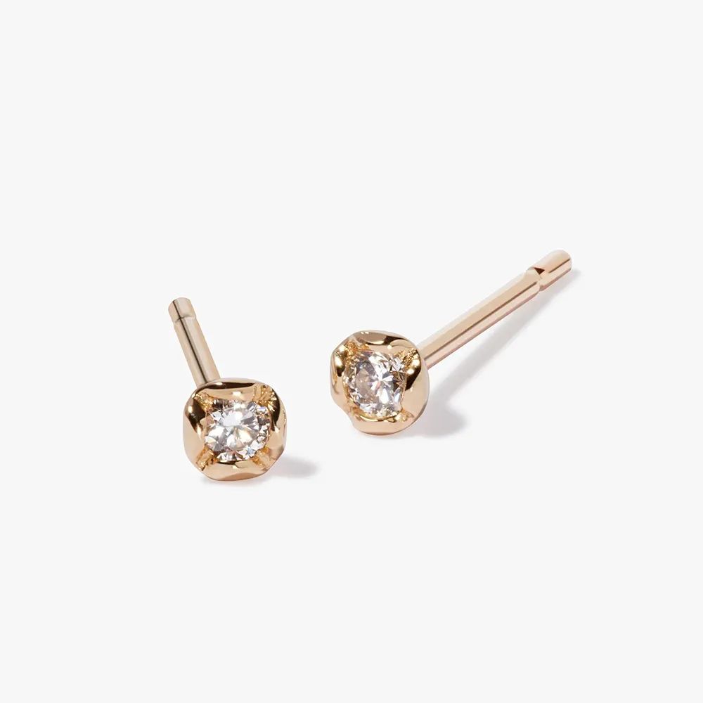 Amazon.com: Whoopsie Daisy Solitaire Diamond Stud Earrings : Luxury Stores | Amazon (US)