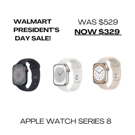 Have you been waiting for the Presidents’ Day sale for a new Apple Watch!? The time is here and it’s $200 offf ✨🙌🏾

#LTKhome #LTKsalealert