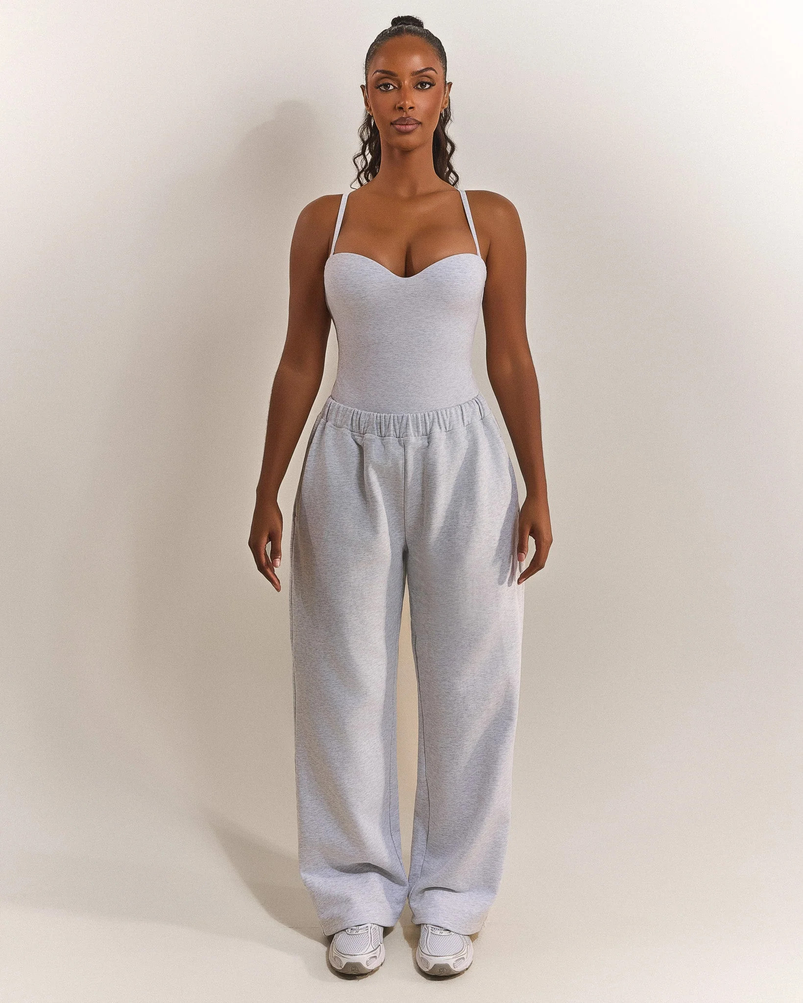 The Basic Jogger in Grey Marl | Mars The Label