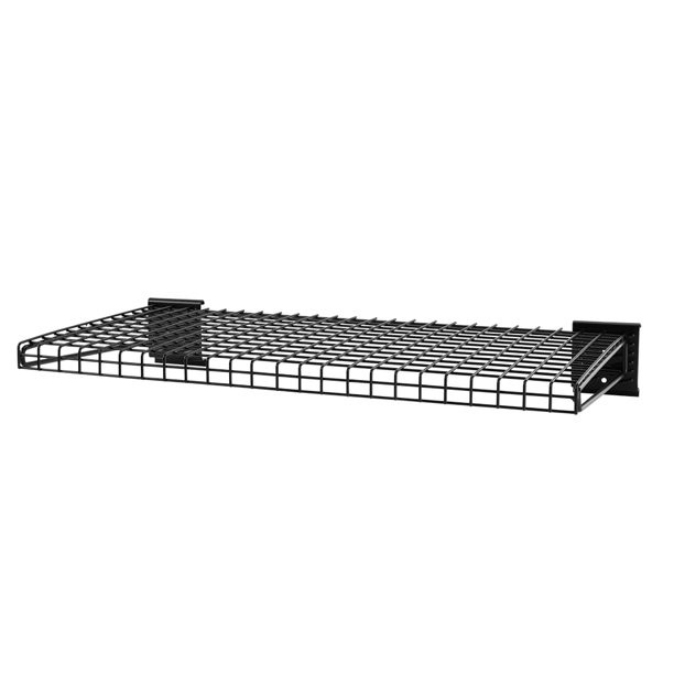 HART 12"x24" Garage Storage Wire Shelf, Durable Steel, Black, 55lb Capacity - Walmart.com | Walmart (US)
