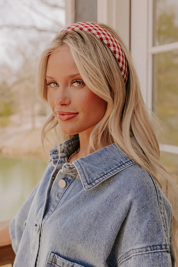 Picnic Ready Gingham Headband | Impressions Online Boutique