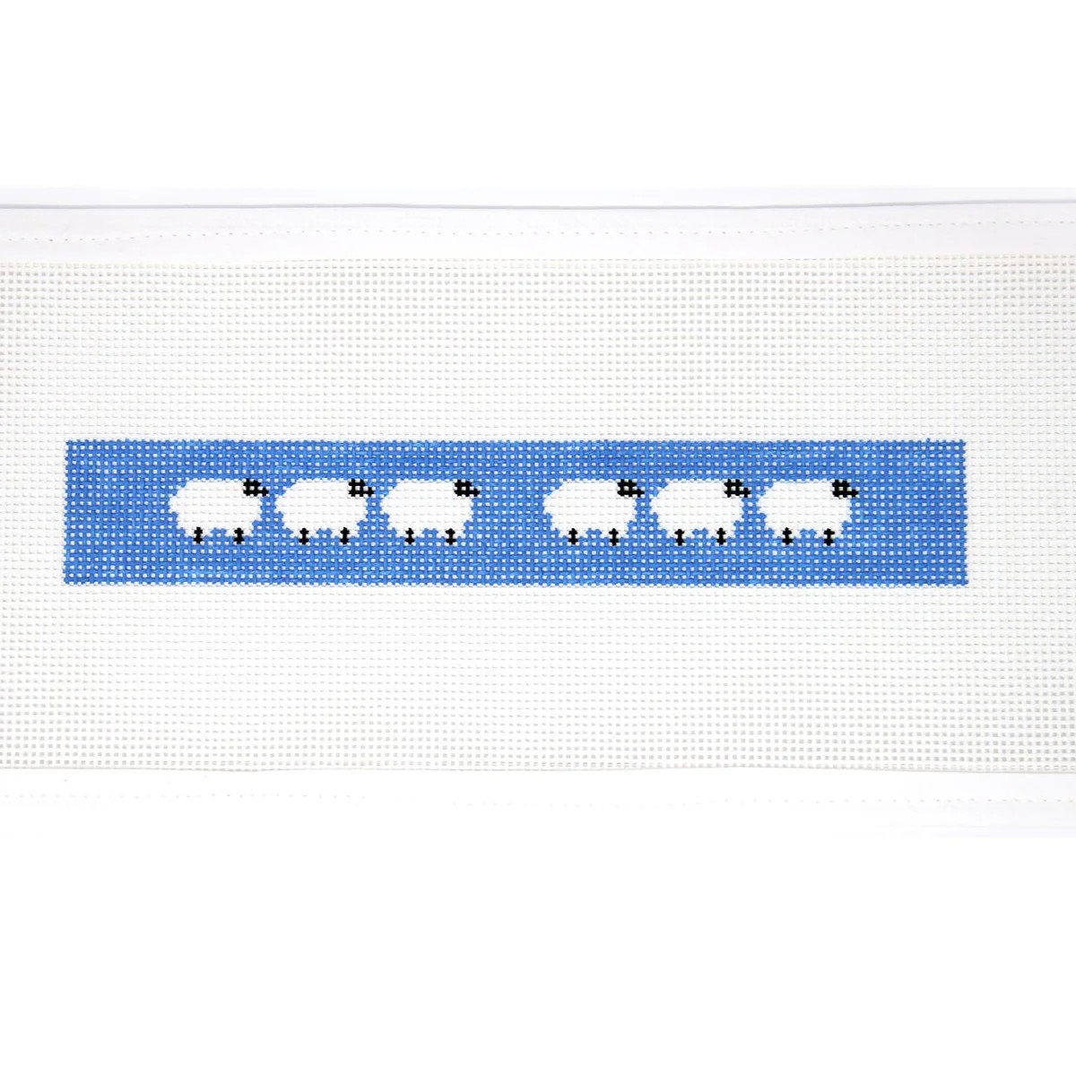Blue Sheep Key Fob | Greystone Needlepoint