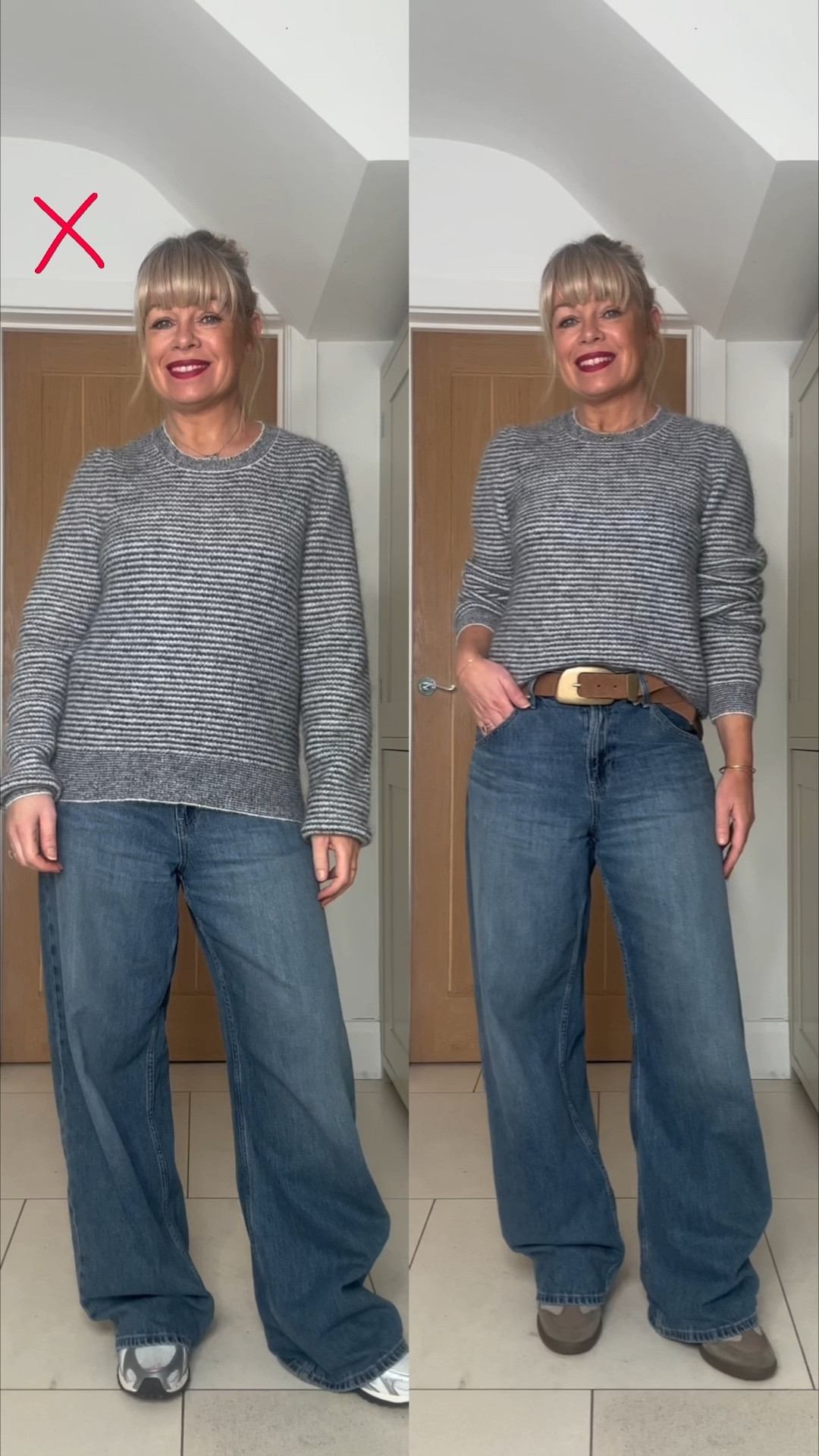 Bringing back the old wedge trainers to make barrel leg jeans look better! 

#LTKuk #LTKstyletip #LTKpetite