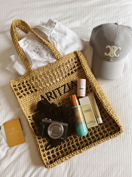 Boat essentials 
Raffia bag on sale , fits a ton! 

#LTKItBag #LTKStyleTip #LTKSummerSales