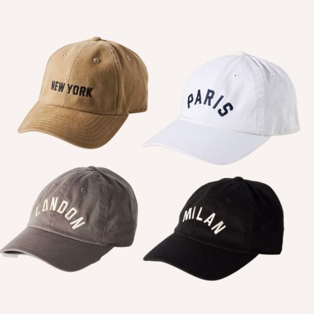 Anine Bing vibes for less! Love these neutral baseball hats just under $45!🤎



#LTKunder50 #LTKunder100