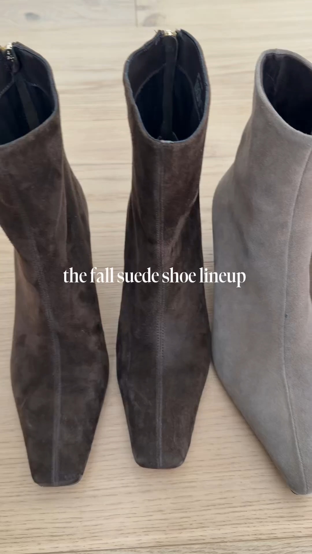 A little suede moment 🤎 Sharing some of my favorite fall shoes in the prettiest neutral tones. So easy to dress up or down!
