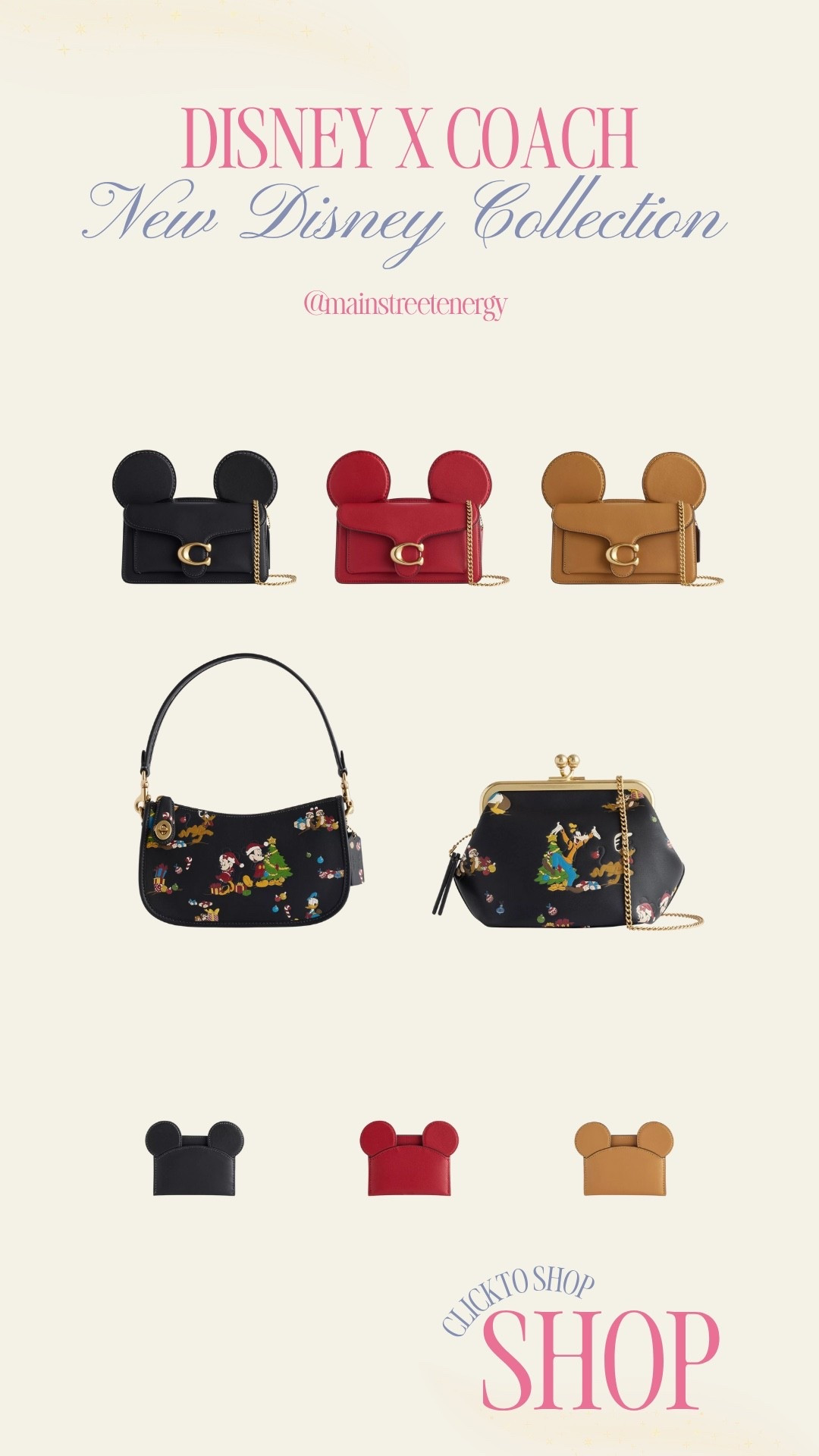 All new Disney x Coach 2025🎄
#disneyxcoach #disneycoach