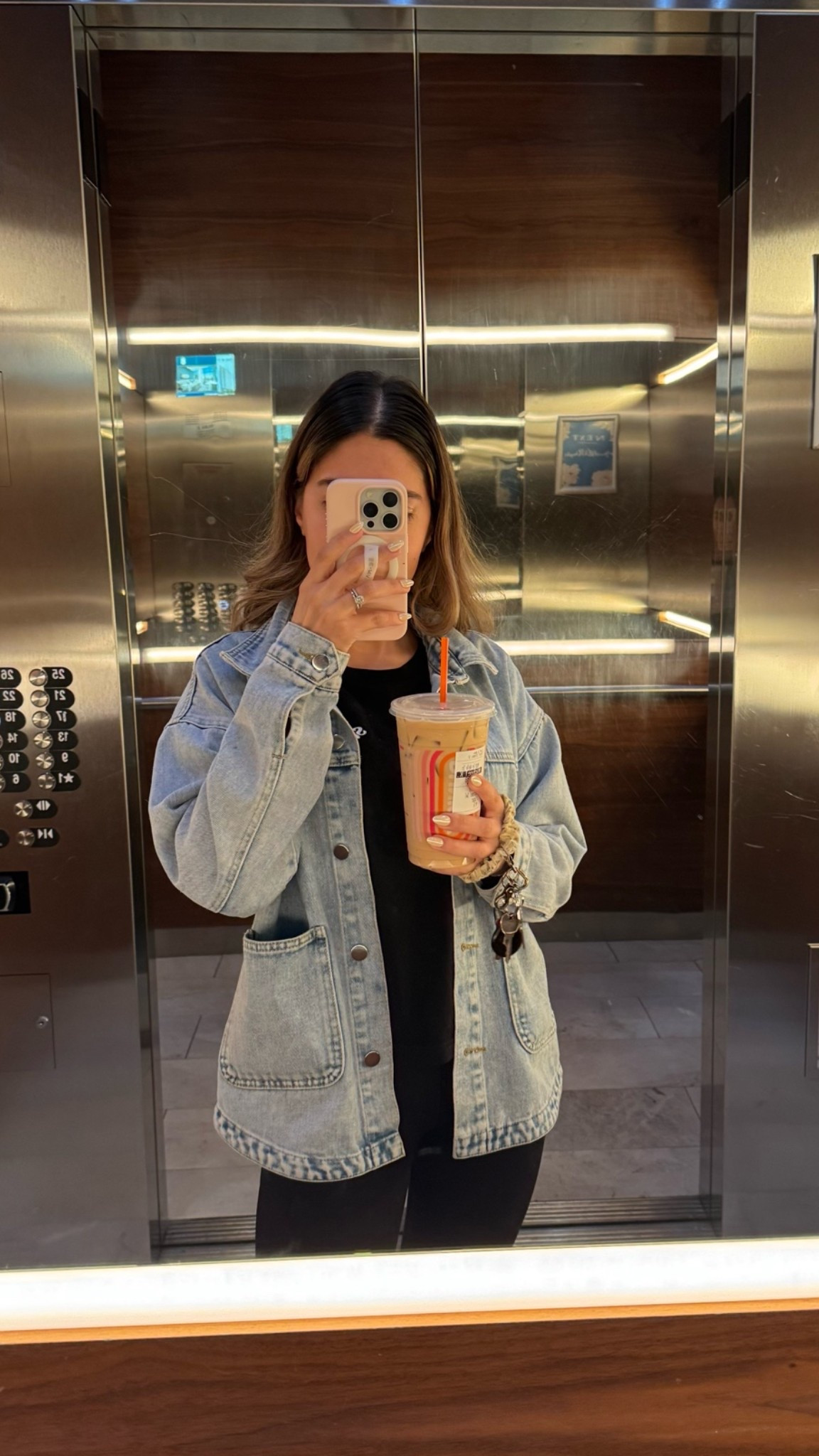 Spring outfit idea
Jean jacket 
Denim shacket
Coffee run outfit

#LTKdayinmylife #LTKgrwm #LTKootd