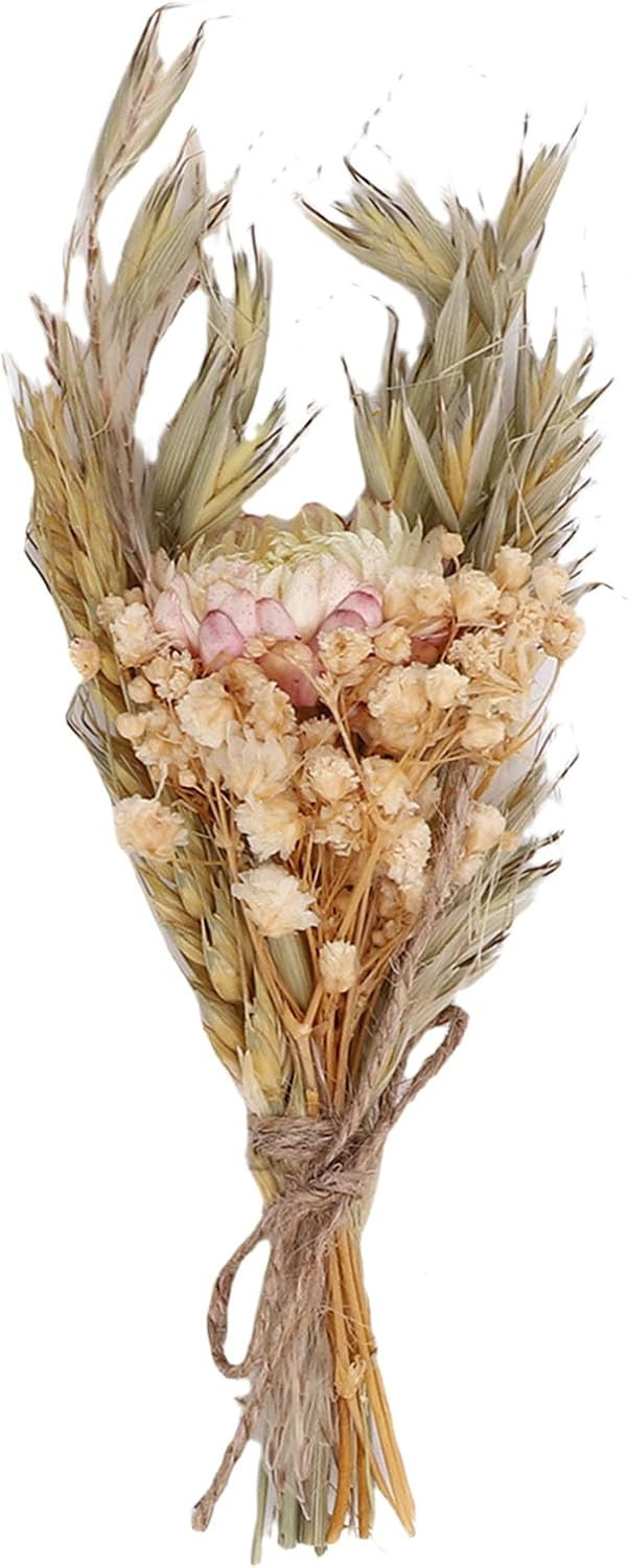 Dried Flower Bouquet,Boho Handmade Dry Flowers for DIY Photo Props Gift Wedding Decor Birthday Pa... | Amazon (US)