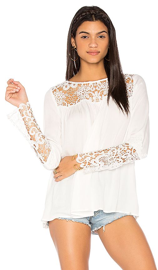 BB Dakota Geraldine Top in White. - size L (also in M,S,XS) | Revolve Clothing