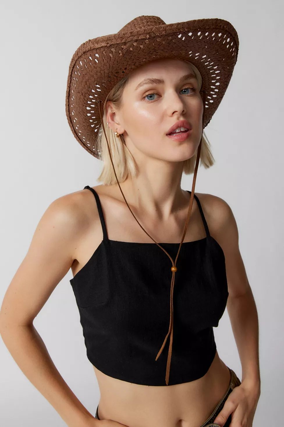 Jesse On Vacay Straw Cowboy Hat | Urban Outfitters (US and RoW)