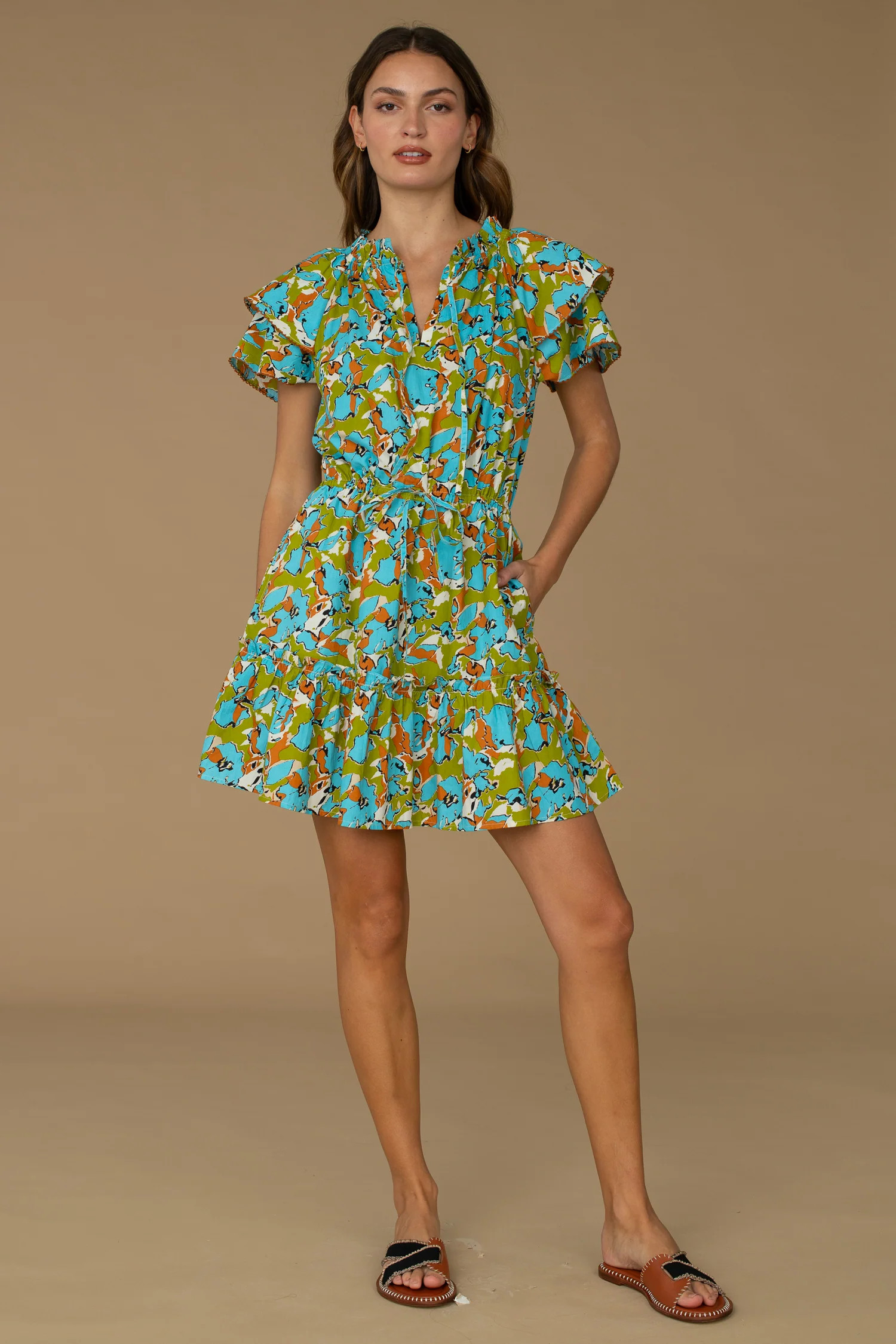 Tinsley Dress in Abstract | Elizabeth James The Label