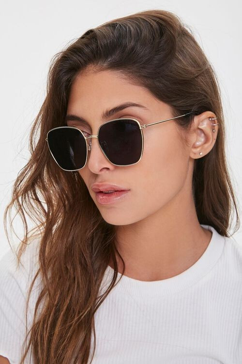 Tinted Geo Metal Sunglasses | Forever 21 (US)