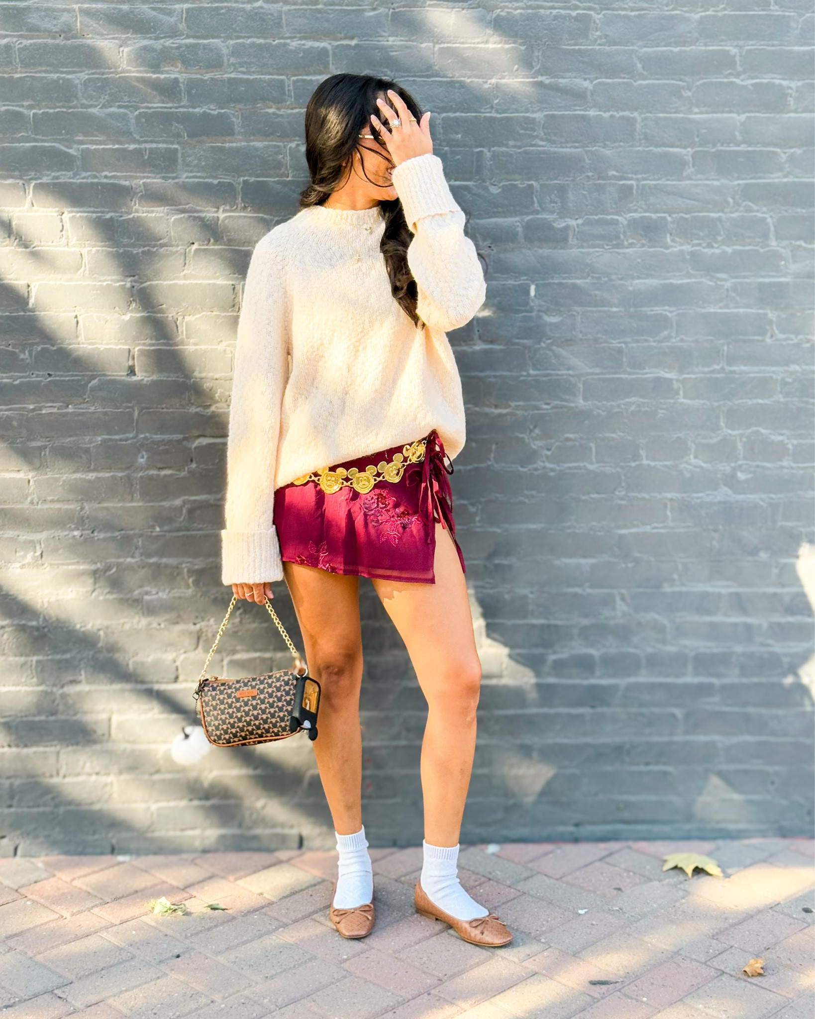 Burgundy tones + cozy knits + a HINT of
Disney = fall fashion perfection 🍷🍂

Found this gem of a skirt on Amazon and thrift this wool knit JCrew sweater  

#LTKSeasonal #LTKTall #LTKFallSale