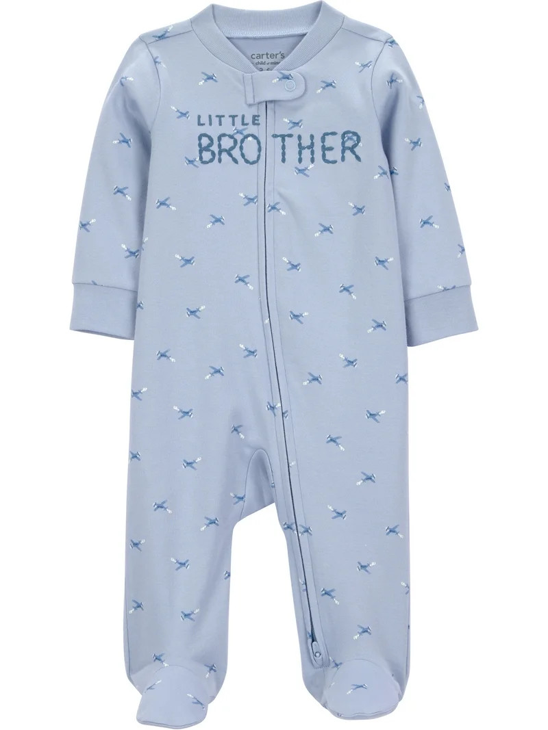 Carter's Child of Mine Baby Boy Sleep 'N Play, One-Piece, Sizes Premie-6/9 Months | Walmart (US)