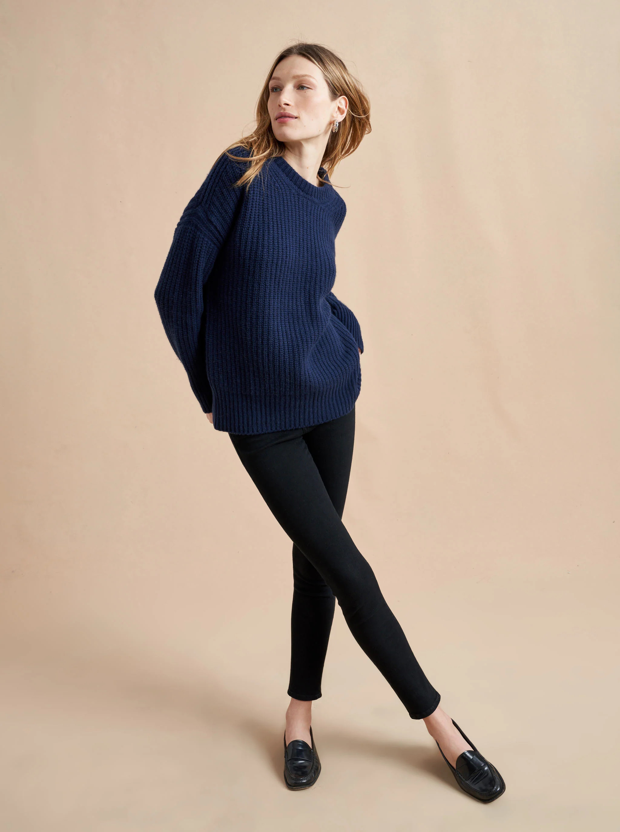 Toujours Sweater Navy | La Ligne NYC | La Ligne