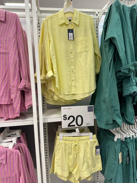 Linen shirt and short sets form Target. Each piece is $20! I want every color. Perfect to transition into spring 

Target finds, spring style 

#LTKSeasonal #LTKfindsunder50 #LTKstyletip