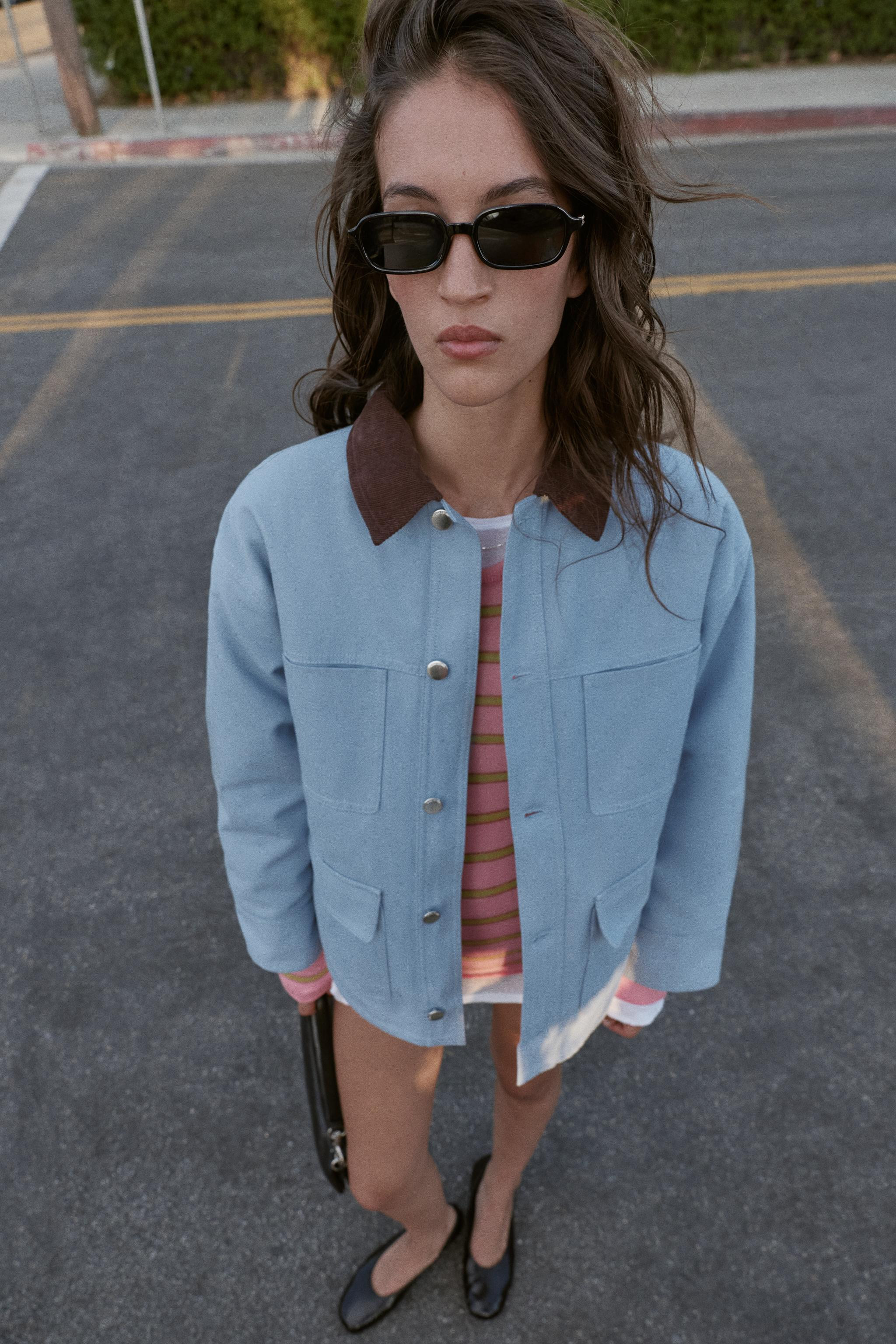 PADDED COMBINATION COLLAR JACKET | Zara US