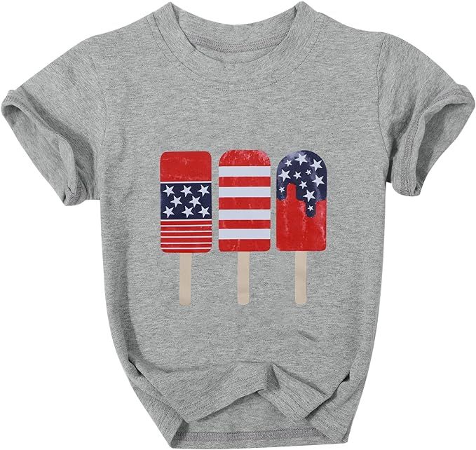Toddler Baby Boy 4th of July Patriotic Tshirt American Flag Independence Day Tee Kid Summer Short... | Amazon (US)