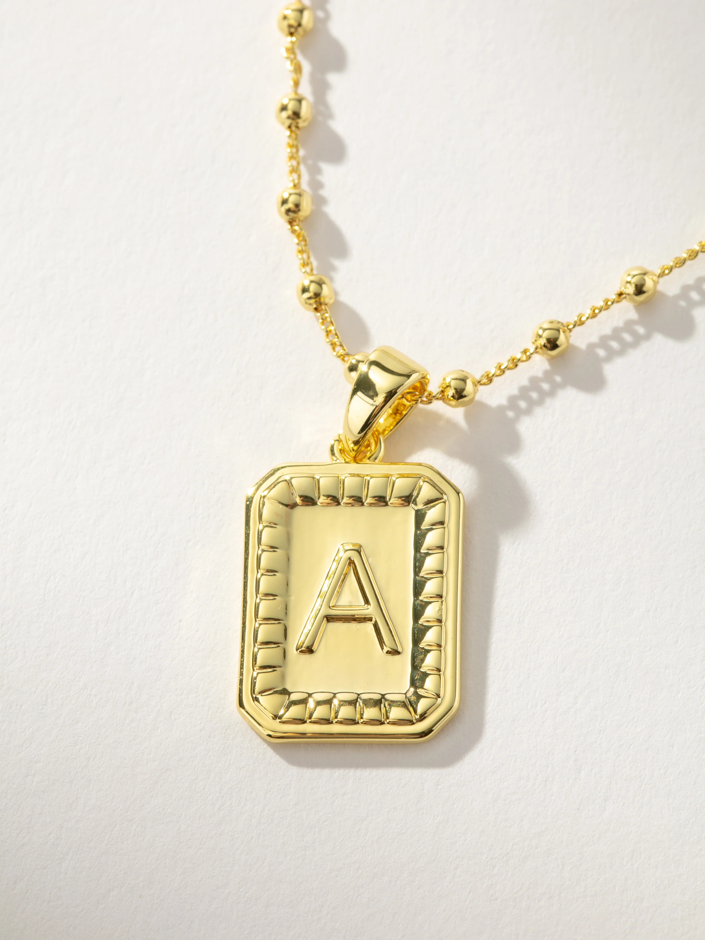 Sur Initial Necklace in Gold | Personalized Jewelry | Uncommon James | Uncommon James