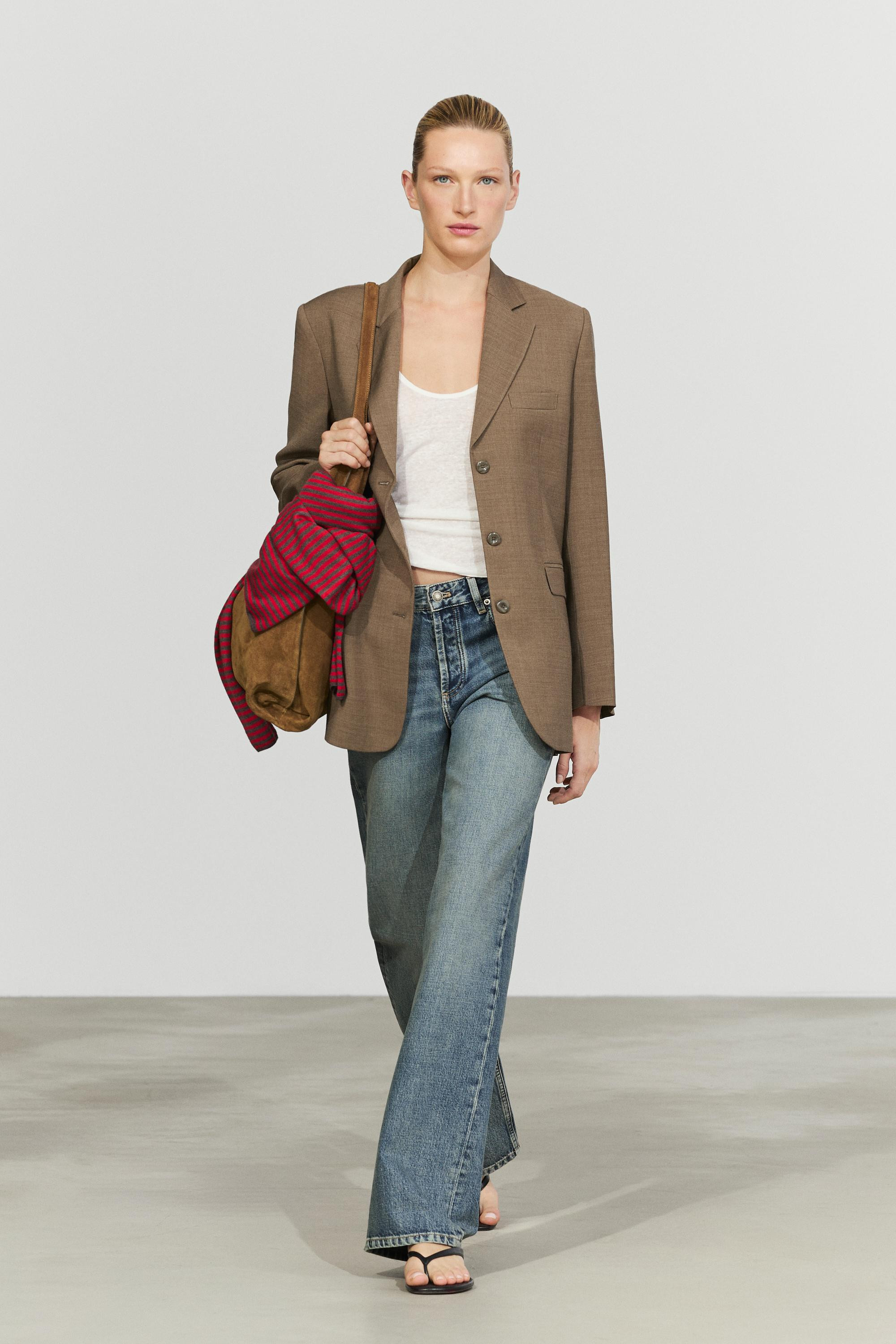 Anzugblazer aus 100 % melierter Wolle | Massimo Dutti DE