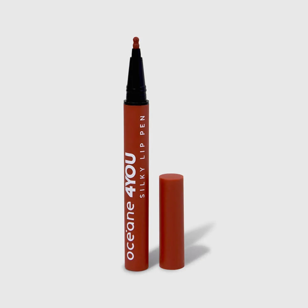 Caneta Batom Nude Silky Lip Pen Mauve 4you - Maquiagens e cosméticos Océane: Pincéis, paletas,... | Oceane (BR)