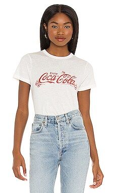 Junk Food Coca Cola Original Tee in White from Revolve.com | Revolve Clothing (Global)