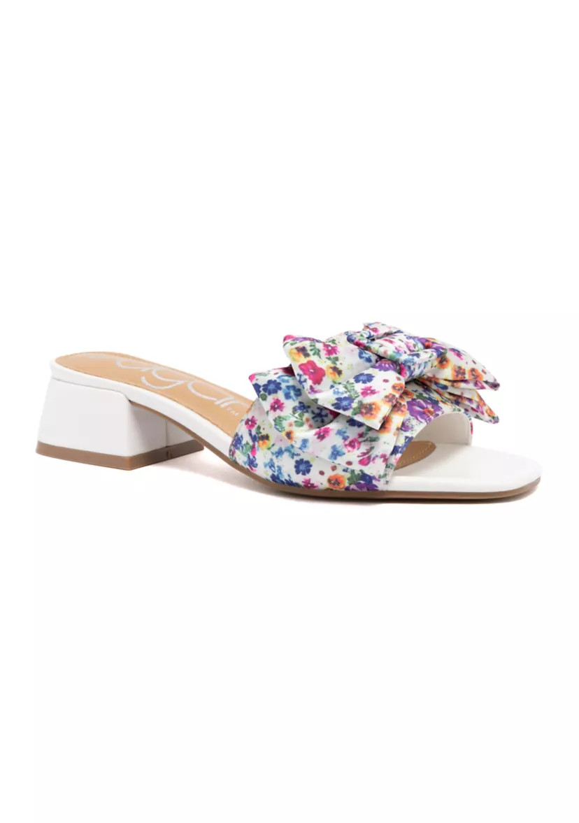 Uno Bow Mule Sandals | Belk