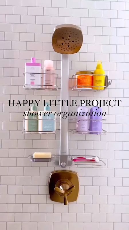 Stepping into spring with a clean and organized shower? Sign us up! 🌈 ✨