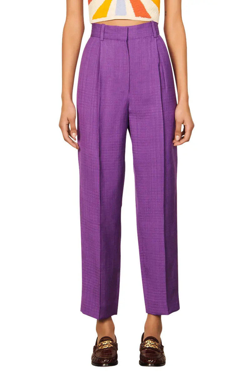 sandro Bernard Straight Leg Trousers | Nordstrom | Nordstrom